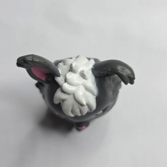 LPS Chalet Angora Gray Mini Rabbit Toy Figure - Picture 5 of 6